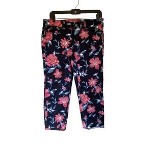Loft All Over Pattern Floral Boho Pants